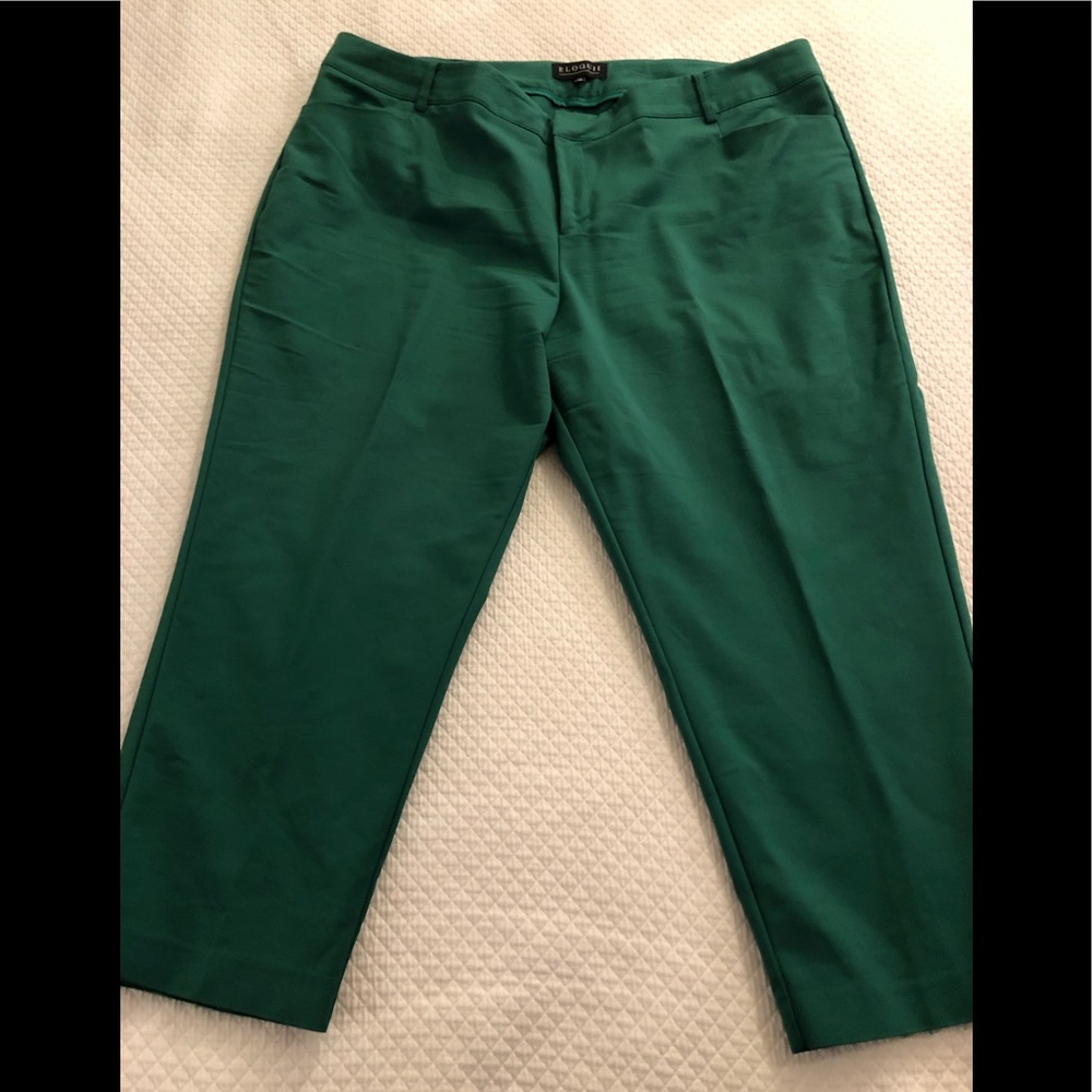 Eloquii 💖 Emerald Green Pant w/Pockets